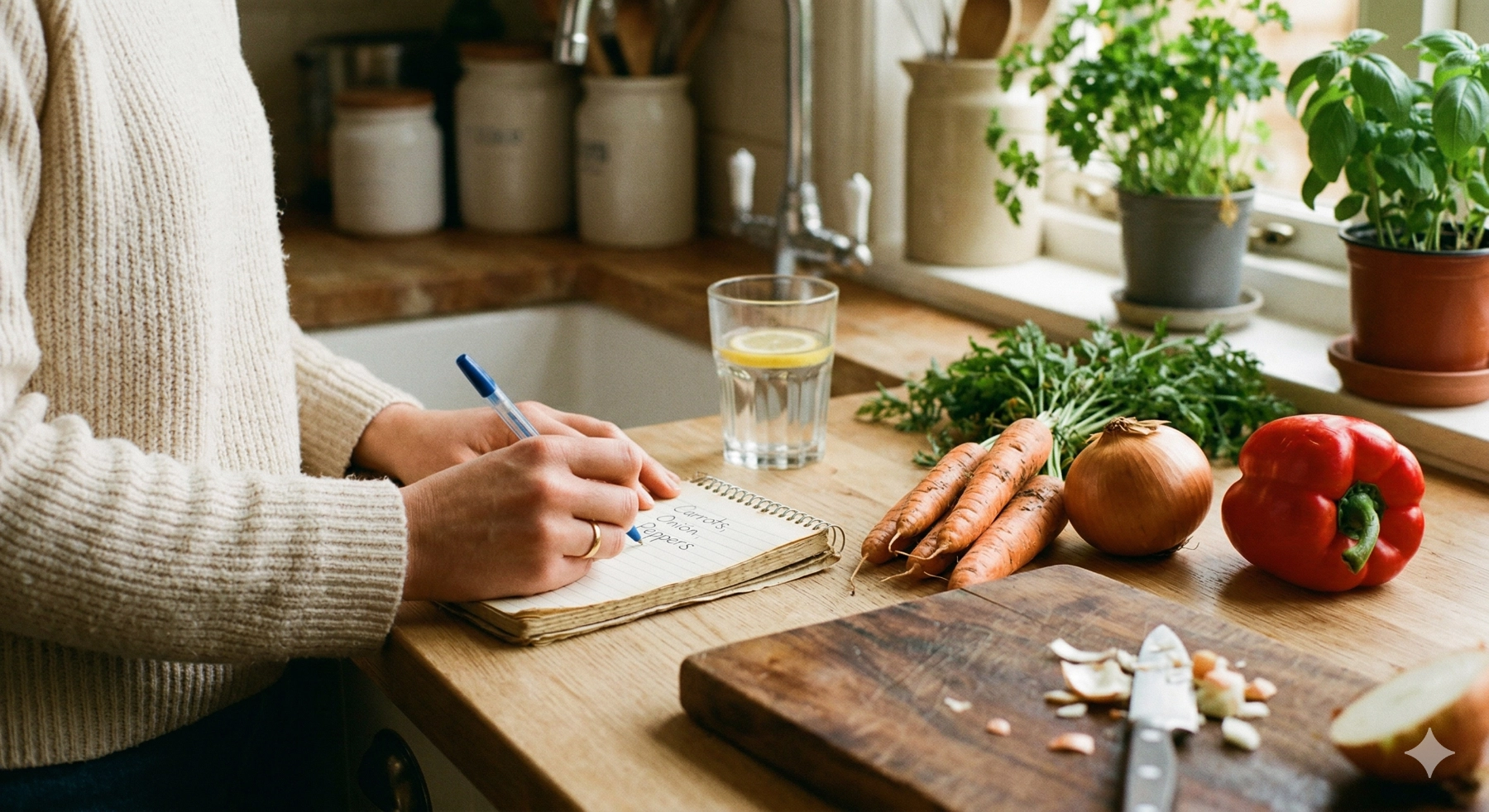 Family meal planning system with weekly dinner schedule